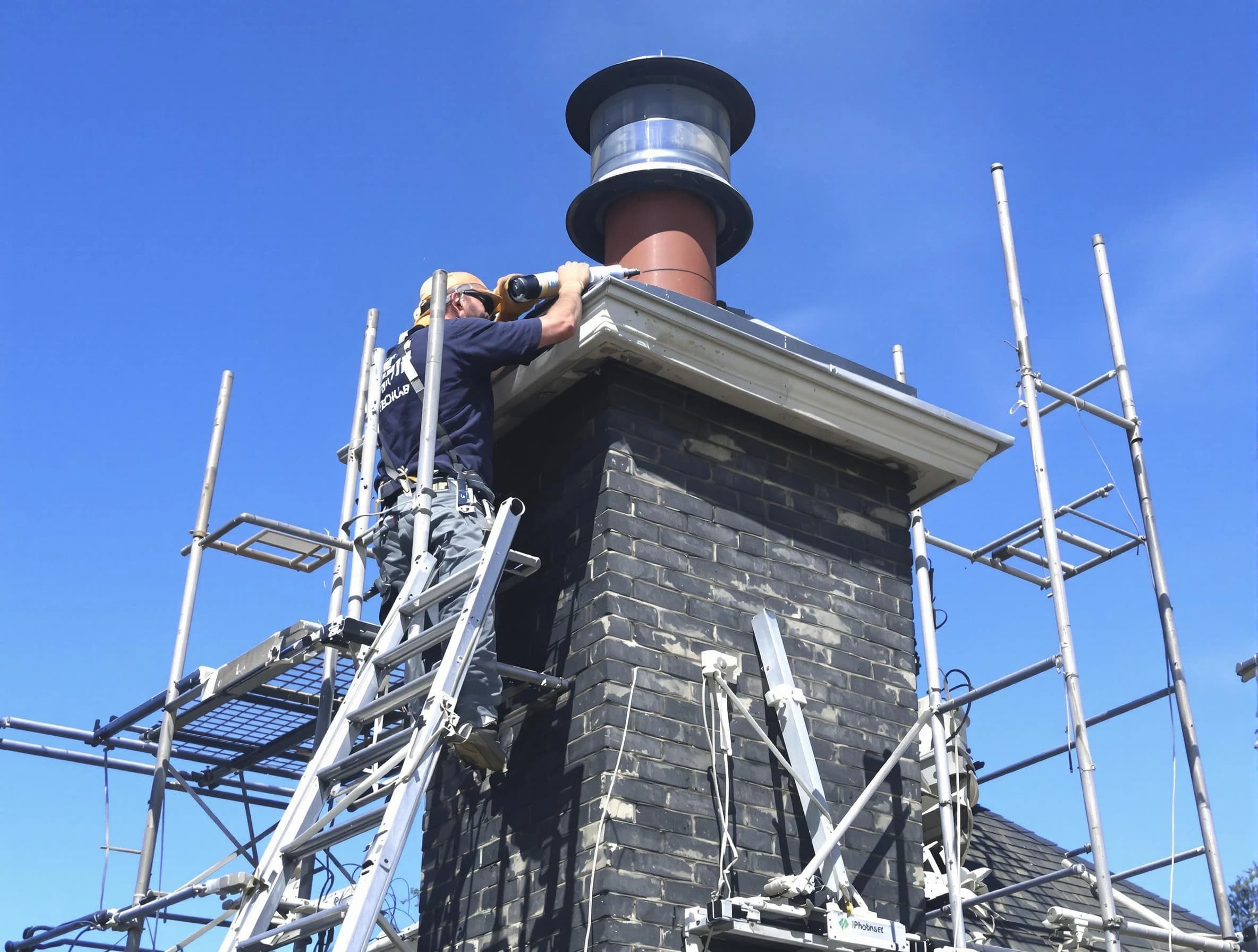 Sturdy chimney crown finished by Highland Lakes Chimney Sweep in Highland Lakes, AL