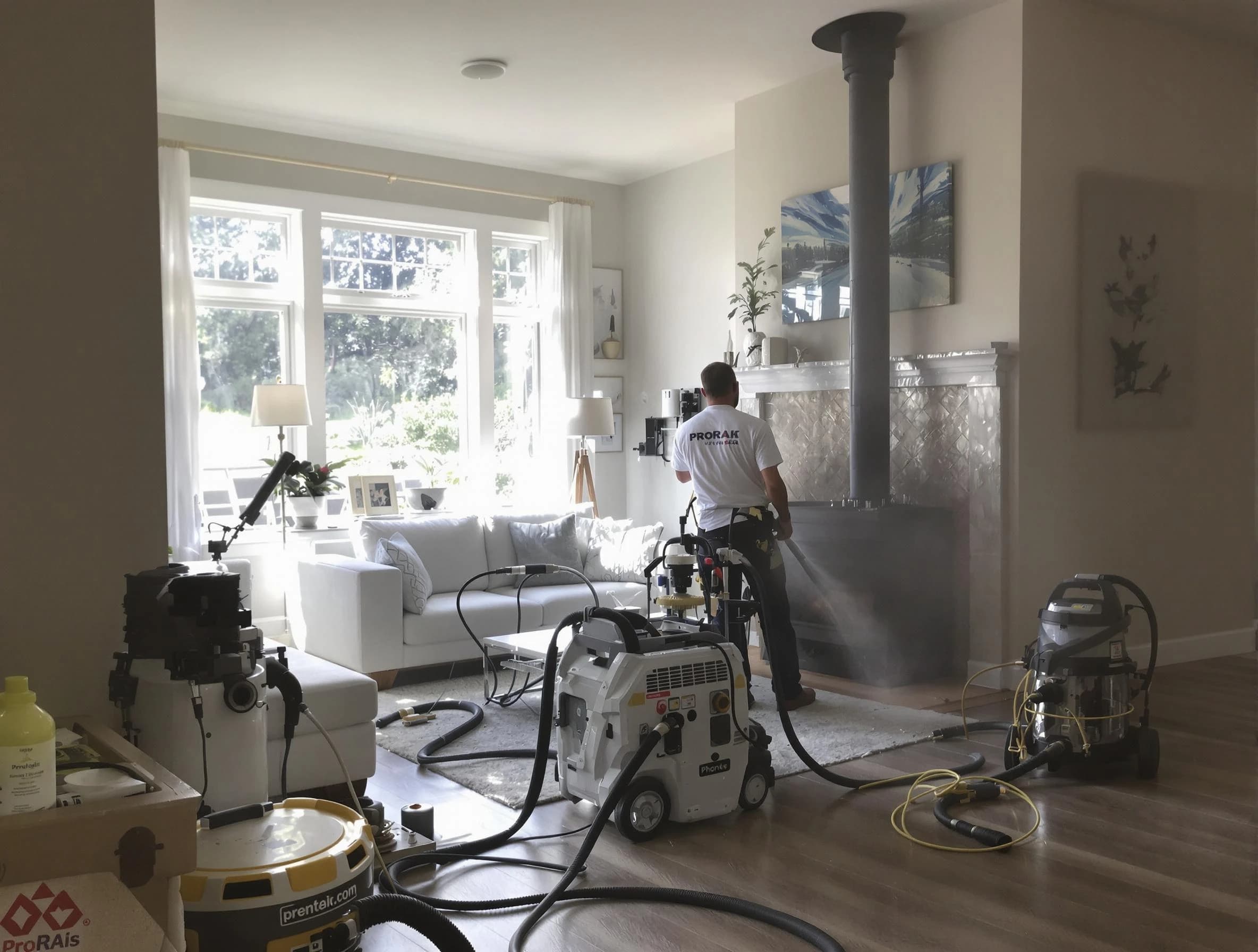 Soot removal service by Highland Lakes Chimney Sweep for a fireplace in Highland Lakes, AL