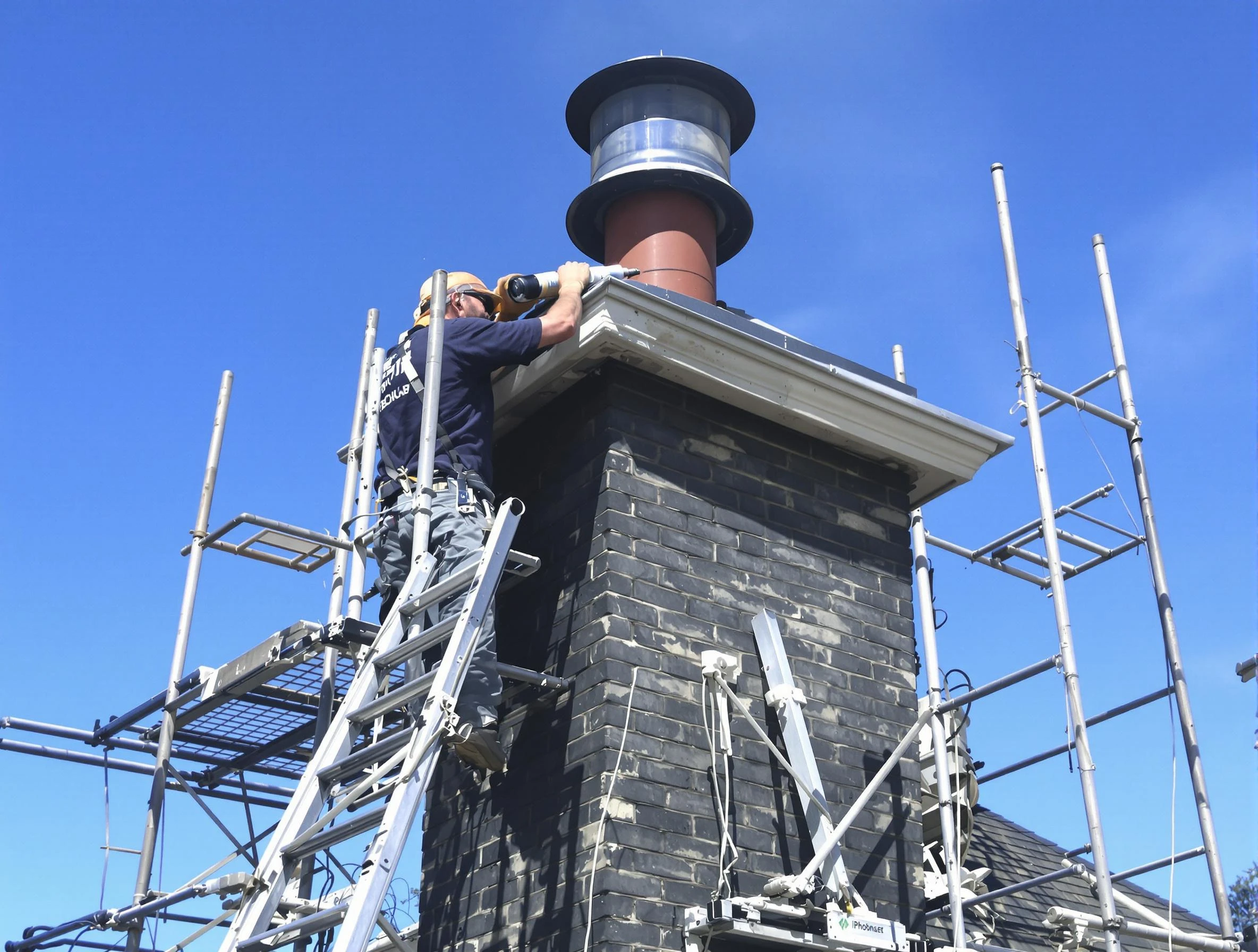 Sturdy chimney crown finished by Highland Lakes Chimney Sweep in Highland Lakes, AL