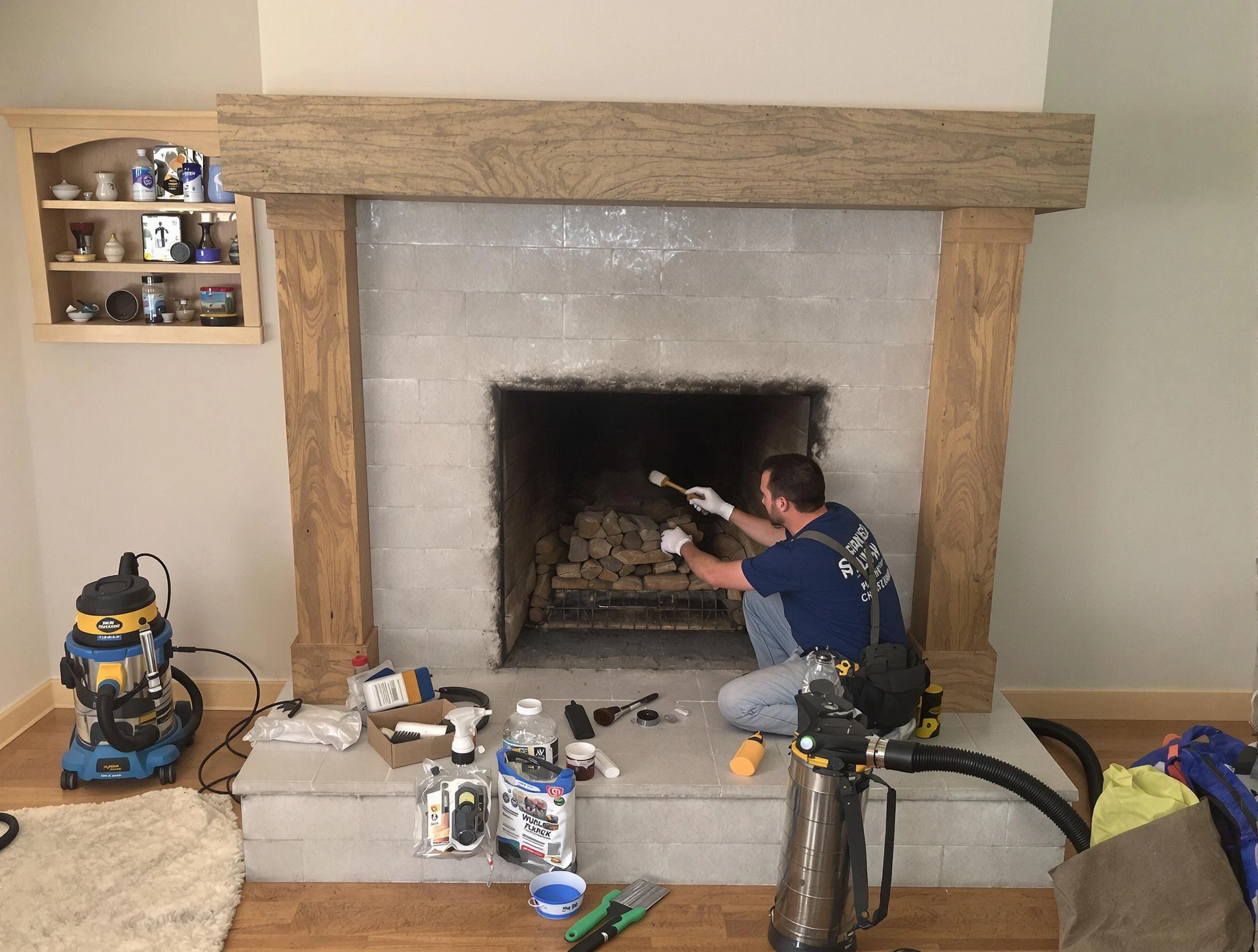 Detailed creosote removal process by Highland Lakes Chimney Sweep in Highland Lakes, AL